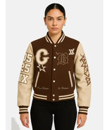  Breezy Bowl XX Letterman Varsity Jacket With Genuine Leather Sleeves - €128,74 EUR+
