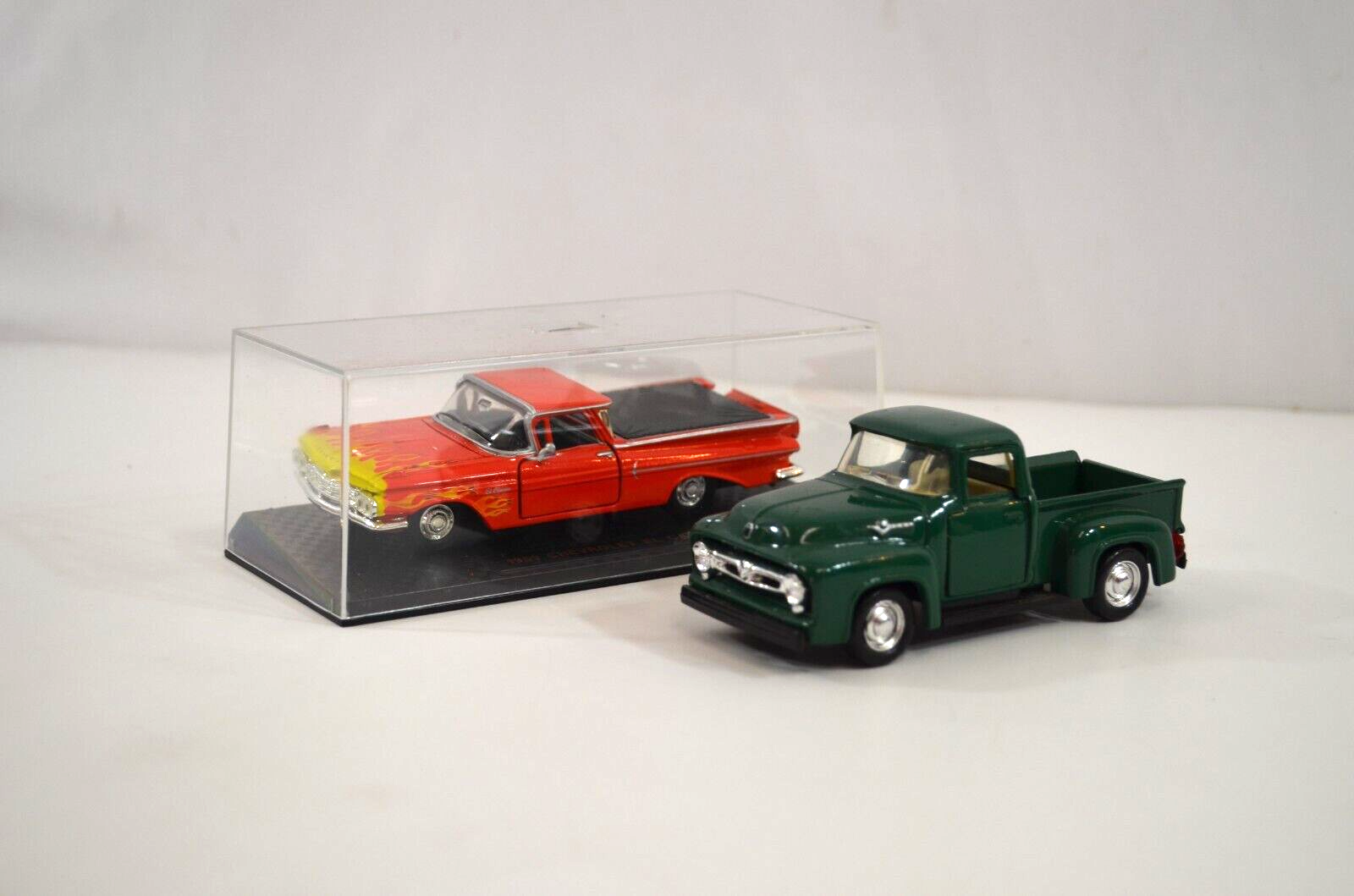 Road Champs 1/43 Diecast 1955 Ford F100 1959 Chevy El Camino Lot of 2 - $24.18