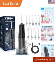 Cordless Water Flosser with 9 Jet Tips - Portable Oral Irrigator for Travel - $42.00