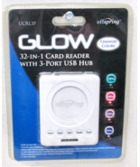 New Offspring Glow 32-in-1 Memory Card Reader W/3 USB Ports - $16.92 CAD