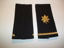 Army Officer Rank Major Shoulder Bars Boards Epaulets Pair New/NOS Gold ... - $12.86