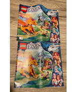 Lego 41175 Elves Zonya The Fire Dragon&#39;s Lava Cave Instruction Manuals ONLY - $24.25