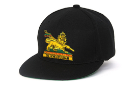 Clover Patch Adjustable Black Cap - Lion of Judah - $15.00