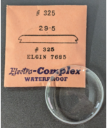 NOS Electro-Complex Acrylic Waterproof Watch Crystal Elgin 4685 29.5mm #... - $273.47 MXN