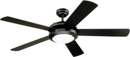 Westinghouse Lighting 7224200 Comet Indoor Ceiling Fan With Light, Matte Black - £128.16 GBP