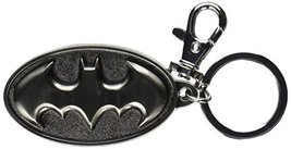 DC Batman Logo Pewter Keyring Silver, One Size - £9.33 GBP