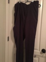 Kings Court Men&#39;s Big &amp; Tall Gray Dress Pants Flat Front Size 54x3 - $52.47