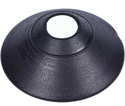 14136 Rain Collar 1.5&quot;-3&quot; No-Calk Roof Flashing Black - Looks New - $7.81