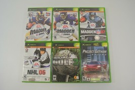 Xbox One Lot of 6 Video Games Madden 2003 2005 &#39;07 NHL &#39;06 Outlaw Golf Gotham - £22.98 GBP