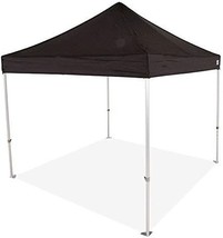 Outdoor Tent, Steel Frame, Sidewalls, Roller Bag, 10&#39; X 10&#39;, Black, Impact - $451.95