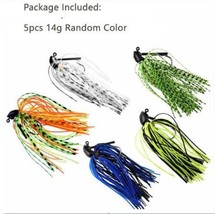 5Pcs Jig Fishing Lures Pesca  Bait Skirt Fishing  Head Buzz Swim B Jig 7g /10g/1 - £37.46 GBP