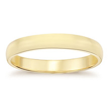 5.5 mm 14K Yellow Gold Men's Wedding Band - £394.81 GBP