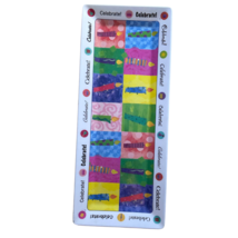 Celebrate Birthday Candle Tray Rectangular Melamine Platter 18&quot;x9&quot; - $221.44 MXN