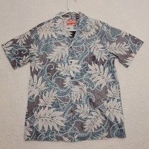 RJC Men&#39;s Hawaiian Shirt Size L Large Button Up Floral Casual - £16.76 GBP
