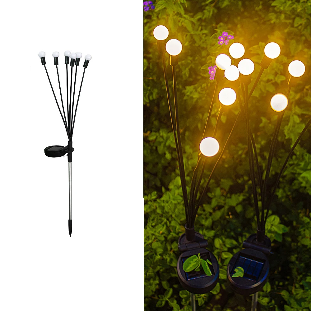 Solar Led Light Outdoor Waterproof Firefly LED Solar Power Garden Lights scape L - £135.88 GBP