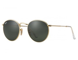 Ray Ban Aviator RB3447 001 50mm Round Sunglasses Gold With G-15 Green Lens - $79.50