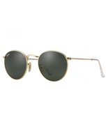 Ray Ban Aviator RB3447 001 50mm Round Sunglasses Gold With G-15 Green Lens - $108.86 CAD