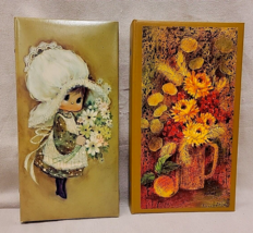 Pair Vintage NOS 1970 Holly Hobbie Photo Albums Coffee Table Hallmark Orig Boxes - £14.91 GBP