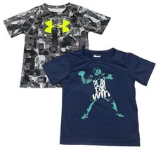 Under Armour Youth Boys Set Of 2 Shirts Size 7 (lot 98) - £15.14 GBP