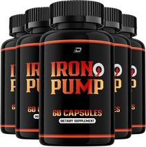 Iron Pump - Iron Pump Max Formula (5 Pack, 300 Capsules) - £92.86 GBP