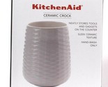 KitchenAid KQ551BXWHA Ceramic Crock Stores Tools &amp; Gadgets On The Counter - £31.69 GBP