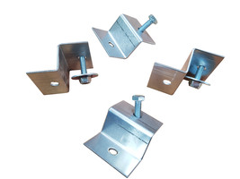 (40) SOLAR PANEL Z BRACKET MOUNT MOUNTING SET RV BOAT FLAT ROOF WALL ALU... - $69.90