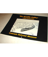 1984 RIO GRANDE ZEPHYR Calendar Colorado Railroad Museum Train vintage RR - $14.99
