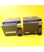 *WITH ISSUES* LOT OF 2x EPSON M296A TM-T70II &amp; M225A TM-T70 THERMAL POS ... - $69.40