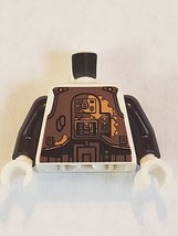 Lego Star Wars Torso Reddish Brown Armor Plates Rust Dengar 1560/14 - £1.44 GBP