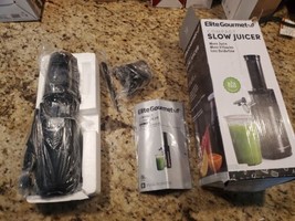 Elite Gourmet Compact Slow Juicer BPA Free - Black - $41.58