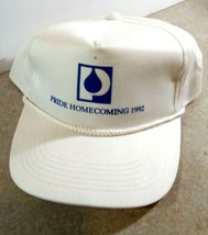 PRIDE HOMECOMING 1992 Vintage Trucker Hat Cap Adjustable Snapback White - £10.99 GBP