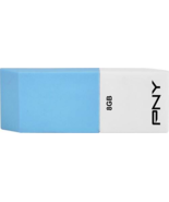 PNY - Eraser Attaché 8GB USB Flash Drive - Blue - New &amp; Sealed - $9.83