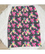 Betsey Johnson Floral Pencil Skirt Black Small - €17,68 EUR