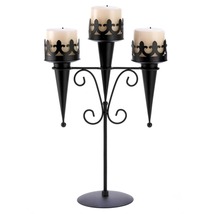 MEDIEVAL TRIPLE CANDLE STAND - $49.95