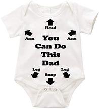 You Can do this Dad Infant Romper Creeper - Baby Shower - Baby Reveal - ... - £11.52 GBP