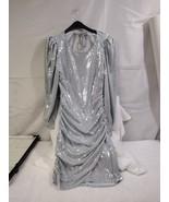 New, Venus Open-Back Shimmer Bodycon Mini Dress Size Medium (8-10) - £31.73 GBP