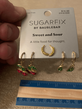 Fruit Coded Harry Styles Costume Earrings-Sugarfix by BAUBLEBAR-NEW Bananas - £12.03 GBP