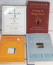 Geneen Roth Books Lot of 4  Mindful Eating Inspirational Food-Relationship - £15.78 GBP