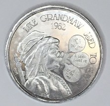 1982 Like Grandmaw Used to Say Krewe of Mardi Gras Doubloon New Orleans - $4.00