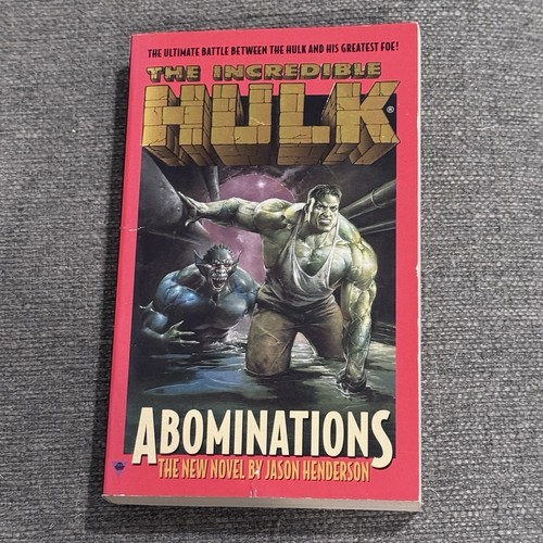 THE INCREDIBLE HULK: ABOMINATIONS Jason Henderson, Preiss 1997 1st ptg P... - $35.99