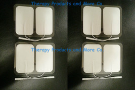 Large Replacement Massage Pads (32) Electrodes Rectangular For Tens Massager - £31.00 GBP