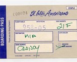 Eastern Airlines El Inter Americano Boarding Pass 1985 - £29.96 GBP