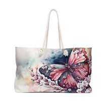 Personalised/Non-Personalised Weekender Bag, Butterfly Dreams, Large Weekender B - £39.07 GBP