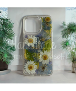 Natural Pressed Dried Real floral Resin Case For iPhone 12 13 14 15 16 P... - $35.00