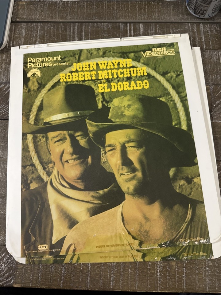 RCA Videodisc El Dorado TWO DISCS - $87.88