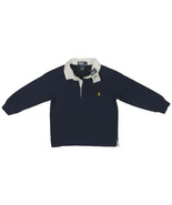 NEW Polo Ralph Lauren Boys Rugby Shirt!  4  *Navy with Yellow Polo Player* - £25.04 GBP