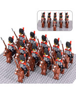Napoleonic Wars French Old Guard Grenadiers Mounted Army 22 Minifigure B... - $34.89