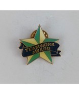 Vintage Teamwork Award Star With Banner Lapel Hat Pin - $8.42