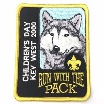 Childrens Day Key West 2000 Wolf Run With The Pack Big Patch BSA - £7.84 GBP