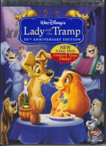 Lady and the Tramp (DVD 2006, 2-Disc Set Platinum Edition) Widescreen Disney - £7.05 GBP